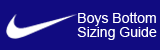 Nike Boys Bottom Sizing Guide